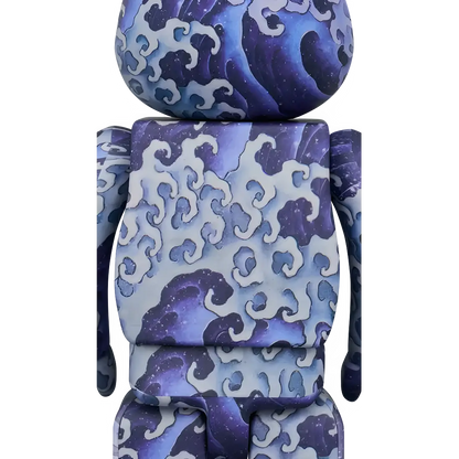 Bearbrick Katsushika Hokusai Kamimachi Festival Yatai Ceiling Painting 'Onami' 100%+400% Herstellerbild 4