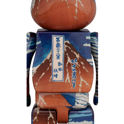 Bearbrick Katsushika Hokusai 'A Mild Breeze on a Fine Day' 100%+400% Herstellerbild 4