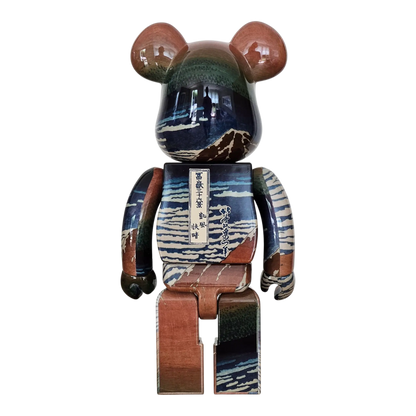 Bearbrick Katsushika Hokusai 'A Mild Breeze on a Fine Day' 100%+400% Rückseite