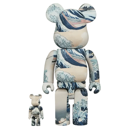 Bearbrick Katsushika Hokusai 'Die große Welle von Kanagawa' 100%+400% Herstellerbild 1