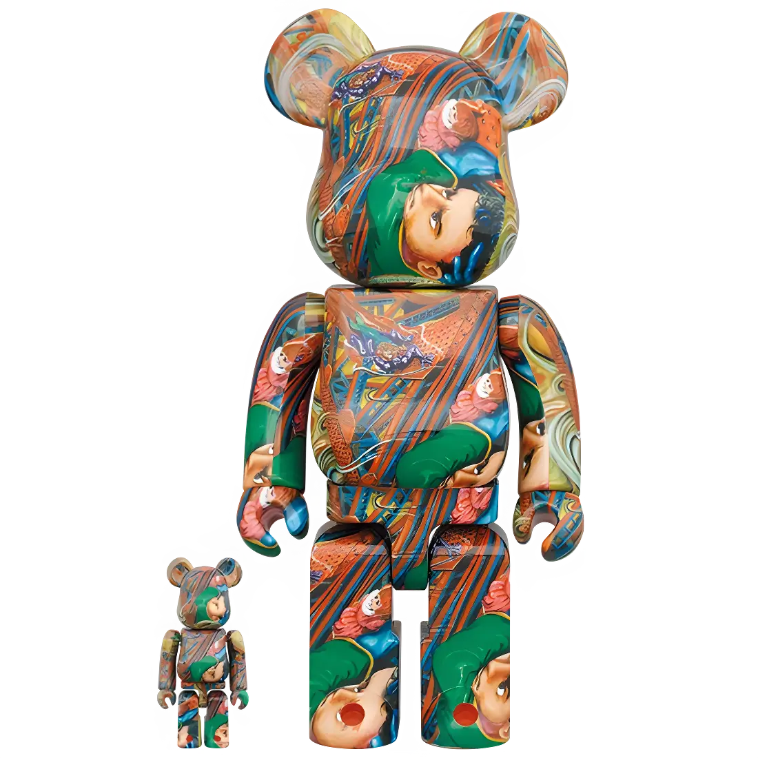 Bearbrick Kazuo Yuzu Art Exhibition 100%+400% Herstellerbild 1