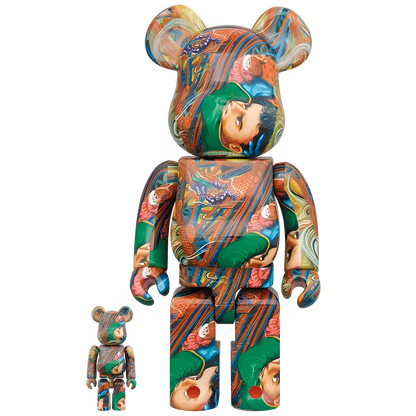 Bearbrick Kazuo Yuzu Art Exhibition 100%+400% Herstellerbild 1
