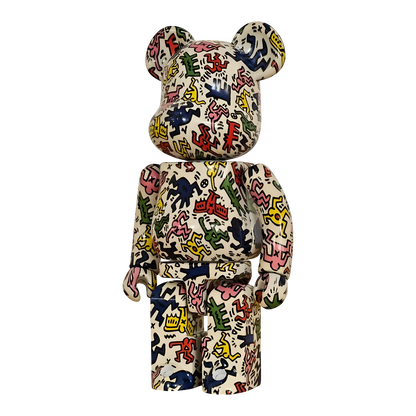 Bearbrick Keith Haring 200% schräg