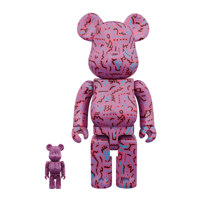 Bearbrick Keith Haring #2 100%+400% Herstellerbild 1