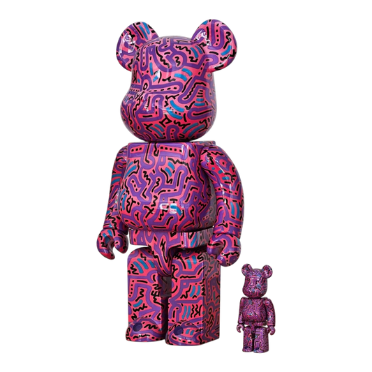 Bearbrick Keith Haring #2 100%+400% schräg