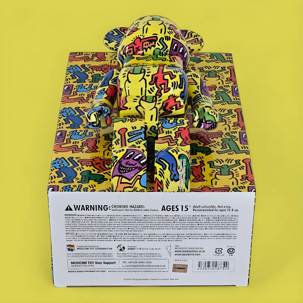 Bearbrick Keith Haring #5 100%+400% Echtheitsmerkmale