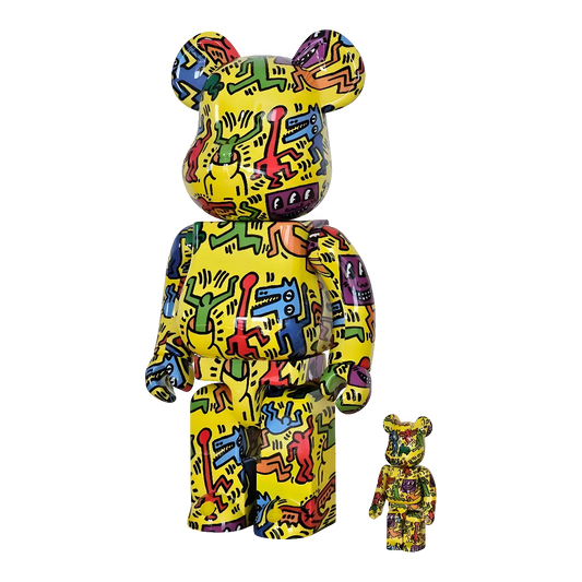 Bearbrick Keith Haring #5 100%+400% schräg