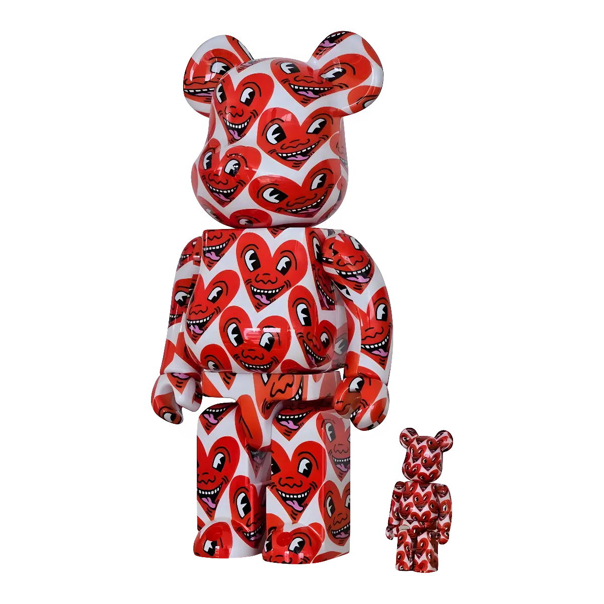 Bearbrick Keith Haring #6 100%+400% schräg