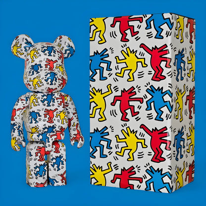 Bearbrick Keith Haring #9 1000% mit Verpackung