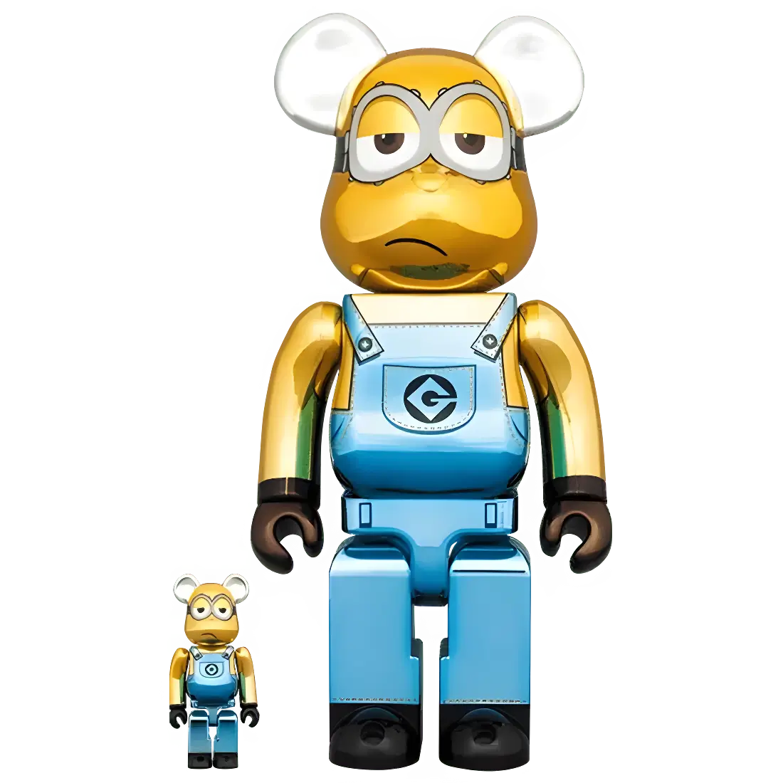 Bearbrick Kevin Chrome Version 100%+400% Herstellerbild 1