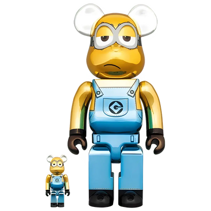 Bearbrick Kevin Chrome Version 100%+400% Herstellerbild 1