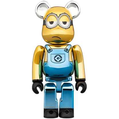 Bearbrick Kevin Chrome Version 100%+400% Herstellerbild 2