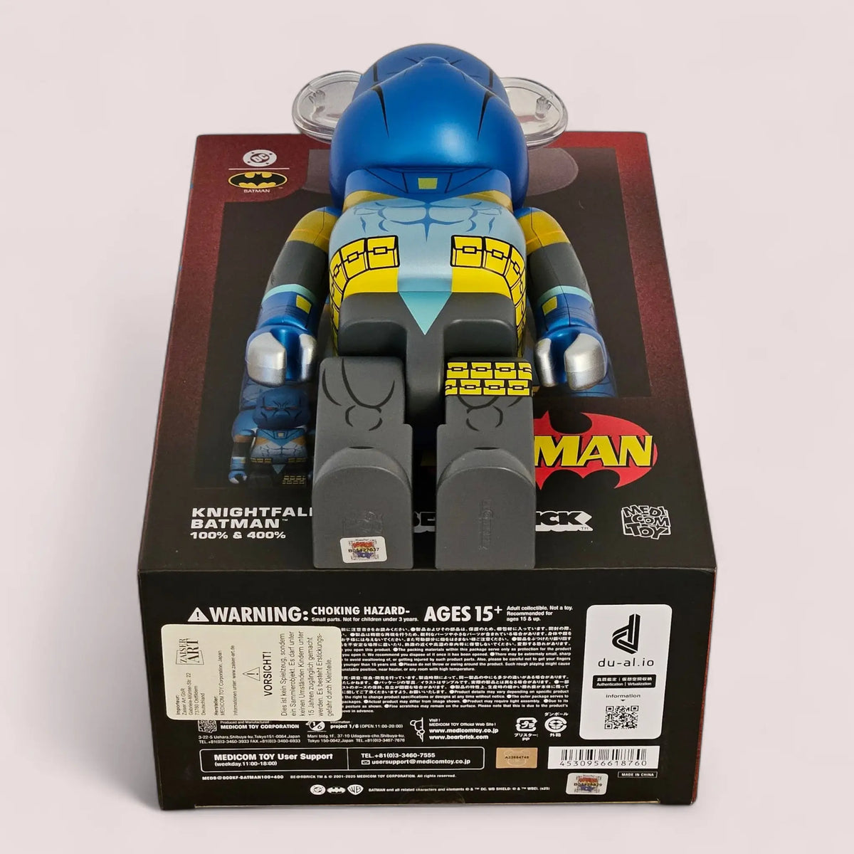 Bearbrick Knightfall Batman 100%+400% Echtheitsmerkmale