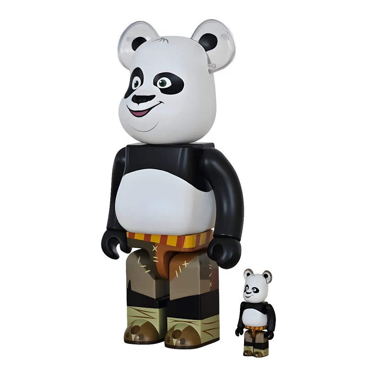 Bearbrick Kung Fu Panda schräg