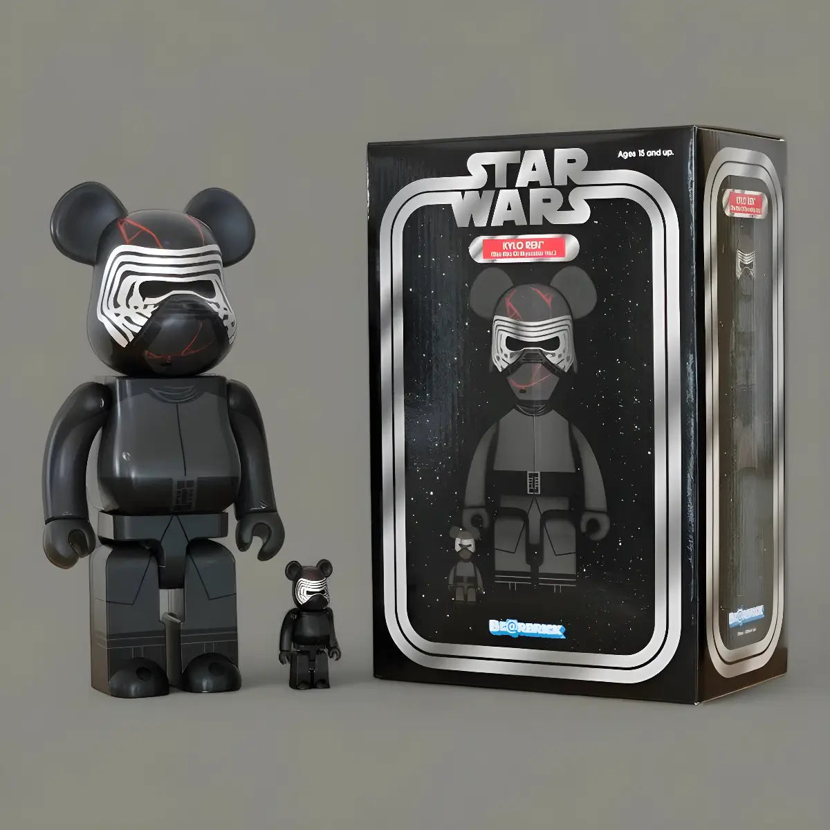 Bearbrick Kylo Ren (The Rise of Skywalker Version) 100%+400% mit Verpackung