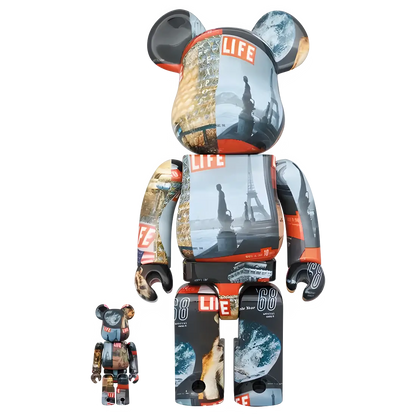 Bearbrick LIFE Magazine 100%+400% Herstellerbild 1