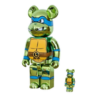 BE@RBRICK Leonardo Chrome Version [Teenage Mutant Ninja Turtles] (100%+400%)