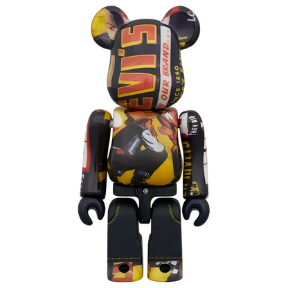 Bearbrick Levi's Banner 100%+400% Herstellerbild 3