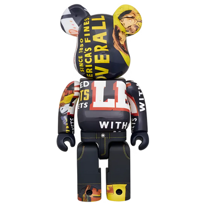 Bearbrick Levi's Banner 100%+400% Herstellerbild 4