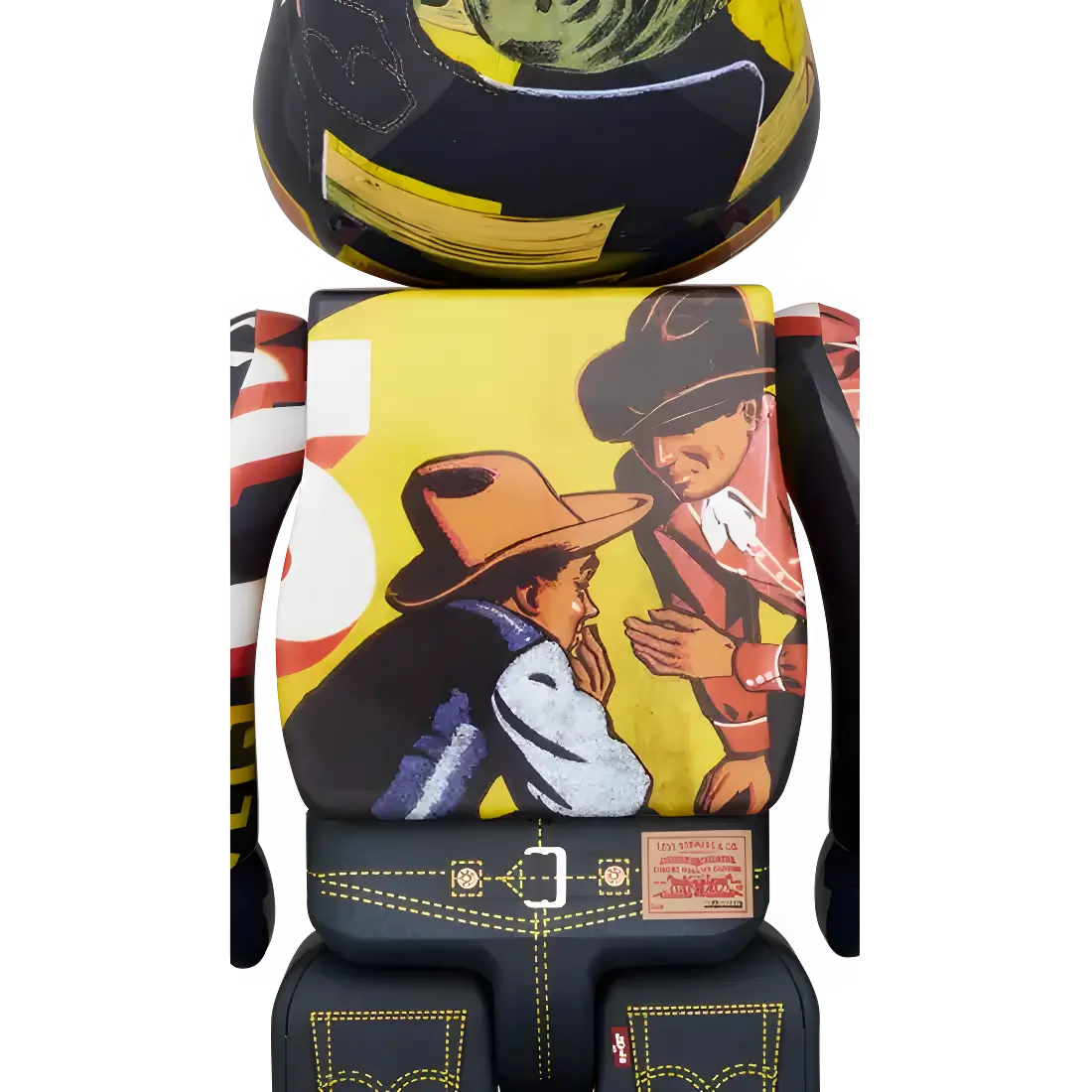 Bearbrick Levi's Banner 100%+400% Herstellerbild 5