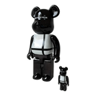 BE@RBRICK Medicom Toy Plus Black Chrome Version (100%+400%)