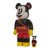 Bearbrick Mickey the Bard 100%+400% schräg