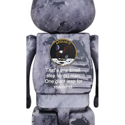 Bearbrick Moon Footprints [Apollo 11] 100%+400% Herstellerbild 4