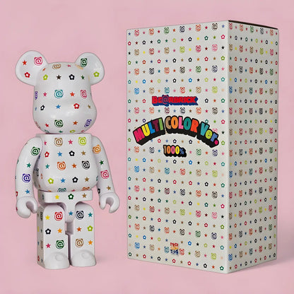 Bearbrick Multi Color Version 1000% mit Verpackung