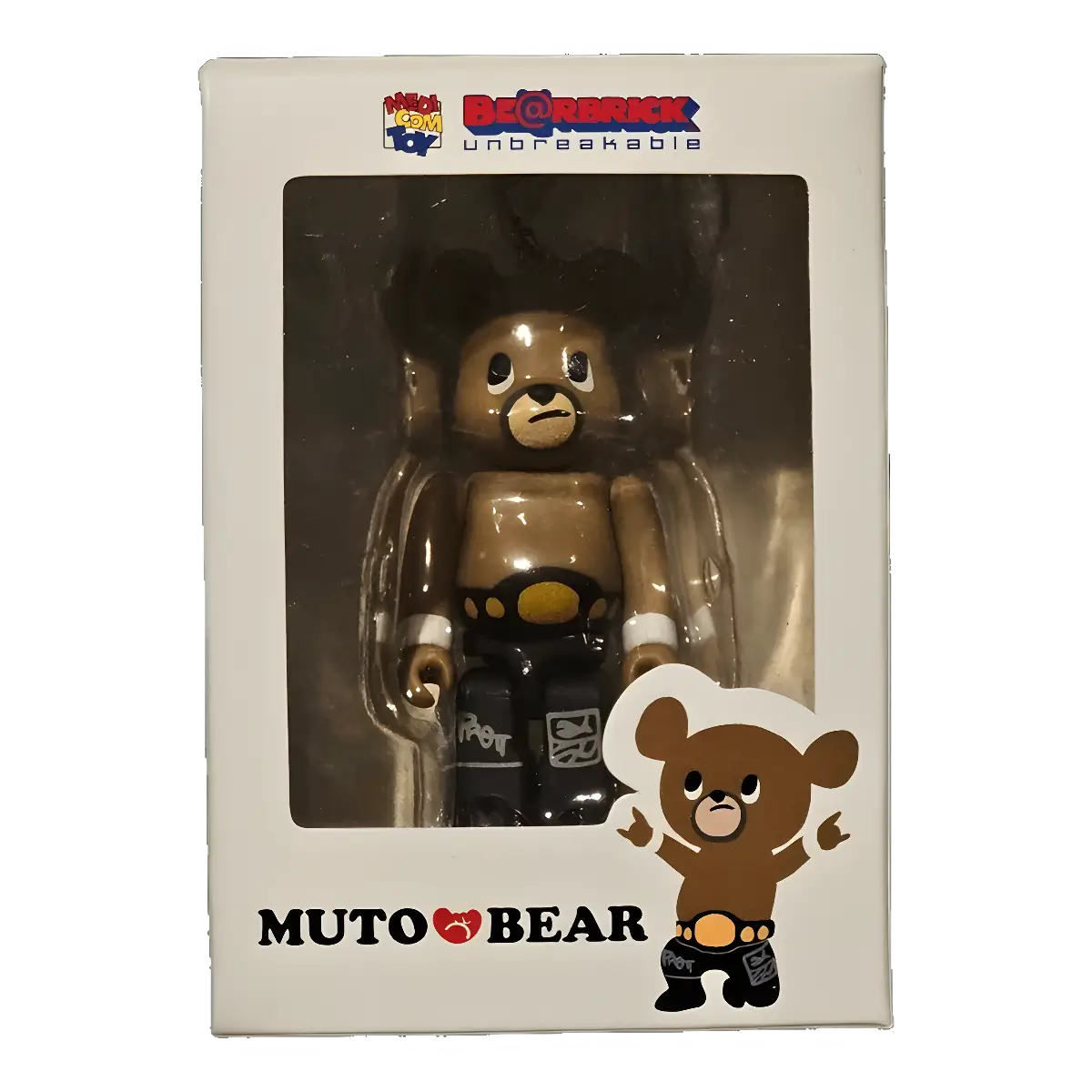 Bearbrick Muto Bear 100% in der Verpackung
