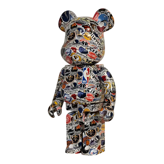 Bearbrick NBA 1000% schräg