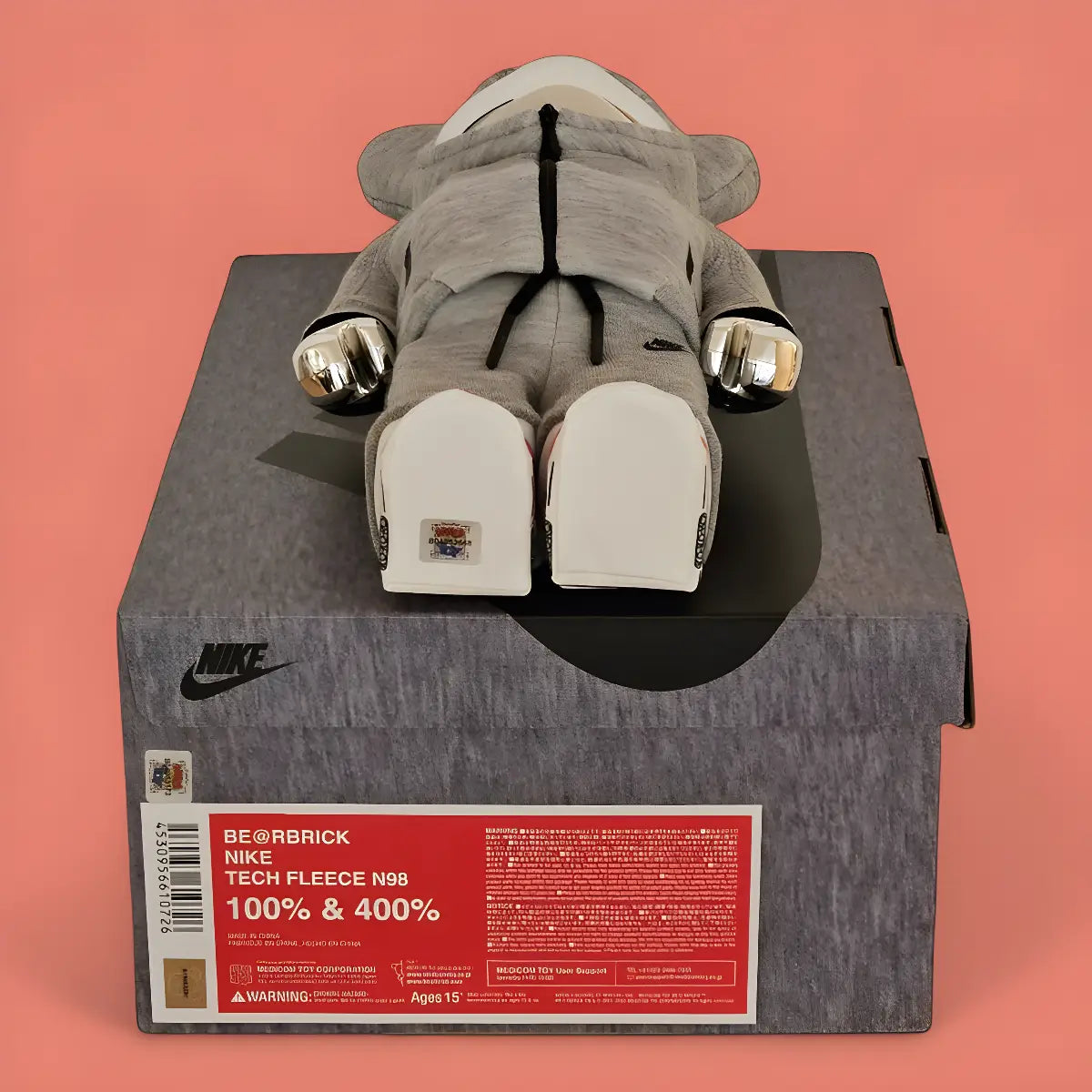 Bearbrick NIKE Tech Fleece N98 100%+400% Echtheitsmerkmale