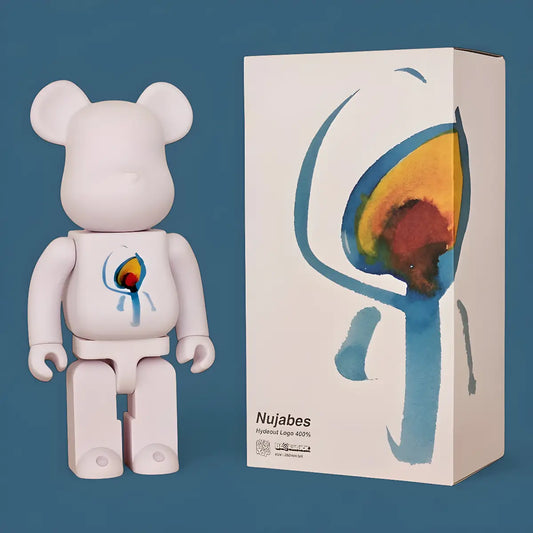 Bearbrick Nujabes Hydeout Logo 400% mit Verpackung