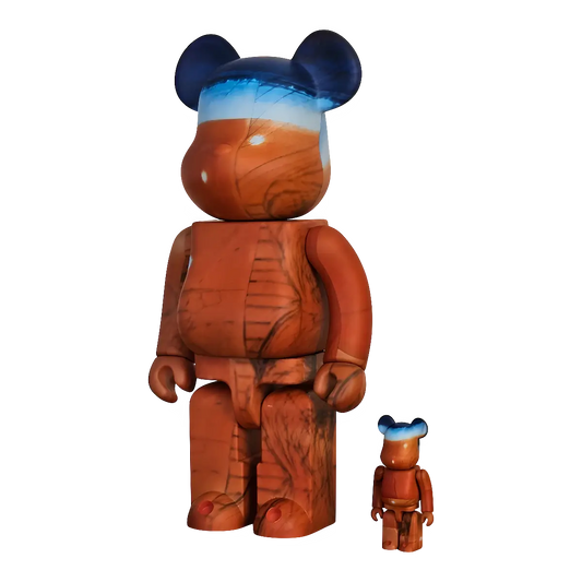 Bearbrick Nujabes 'modal soul' 100%+400% schräg