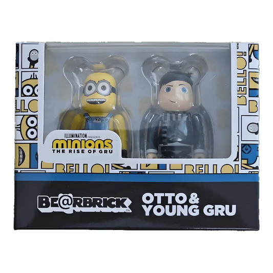 Bearbrick Otto & Young Gru 100% in der Verpackung