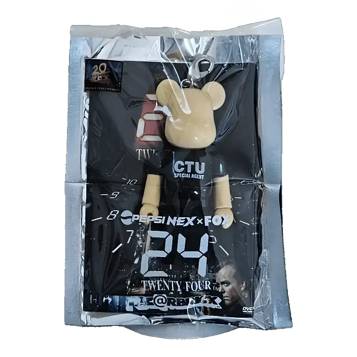 Bearbrick PEPSI.NEX × FOX - 24 Twenty Four 70% in der Verpackung