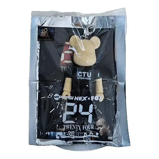 Bearbrick PEPSI.NEX × FOX - 24 Twenty Four 70% in der Verpackung
