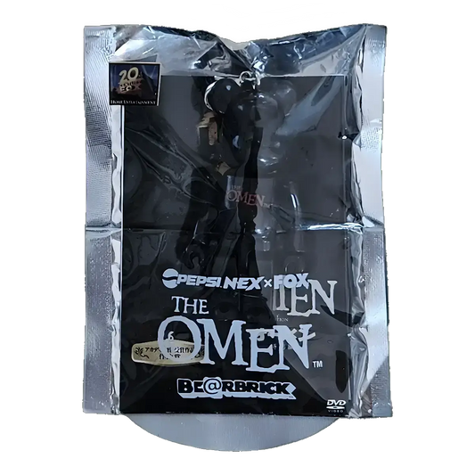 Bearbrick PEPSI.NEX × FOX - The Omen 70% in der Verpackung