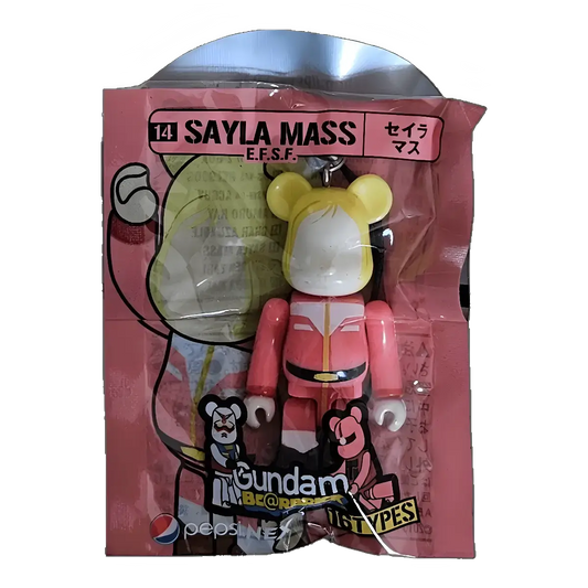 Bearbrick PEPSI.NEX × Gundam - 14 SAYLA MASS E.F.S.F. 70% in der Verpackung