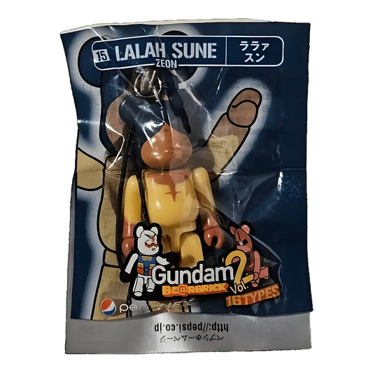 Bearbrick PEPSI.NEX × Gundam Vol. 2 - 15 LALAH SUNE 70% in der Verpackung