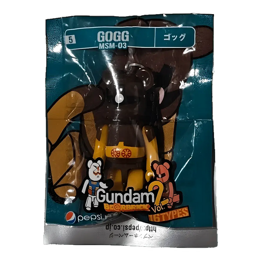 Bearbrick PEPSI.NEX × Gundam Vol. 2 - 5 MSM-03 GOGG 70% in der Verpackung