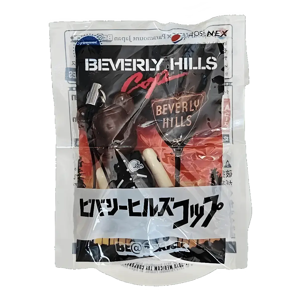 Bearbrick PEPSI.NEX × Paramount - Beverly Hills Cop 70% in der Verpackung