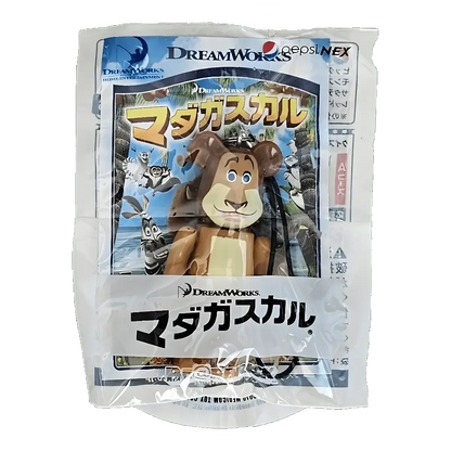 Bearbrick PEPSI.NEX × Paramount - Madagascar 70% in der Verpackung