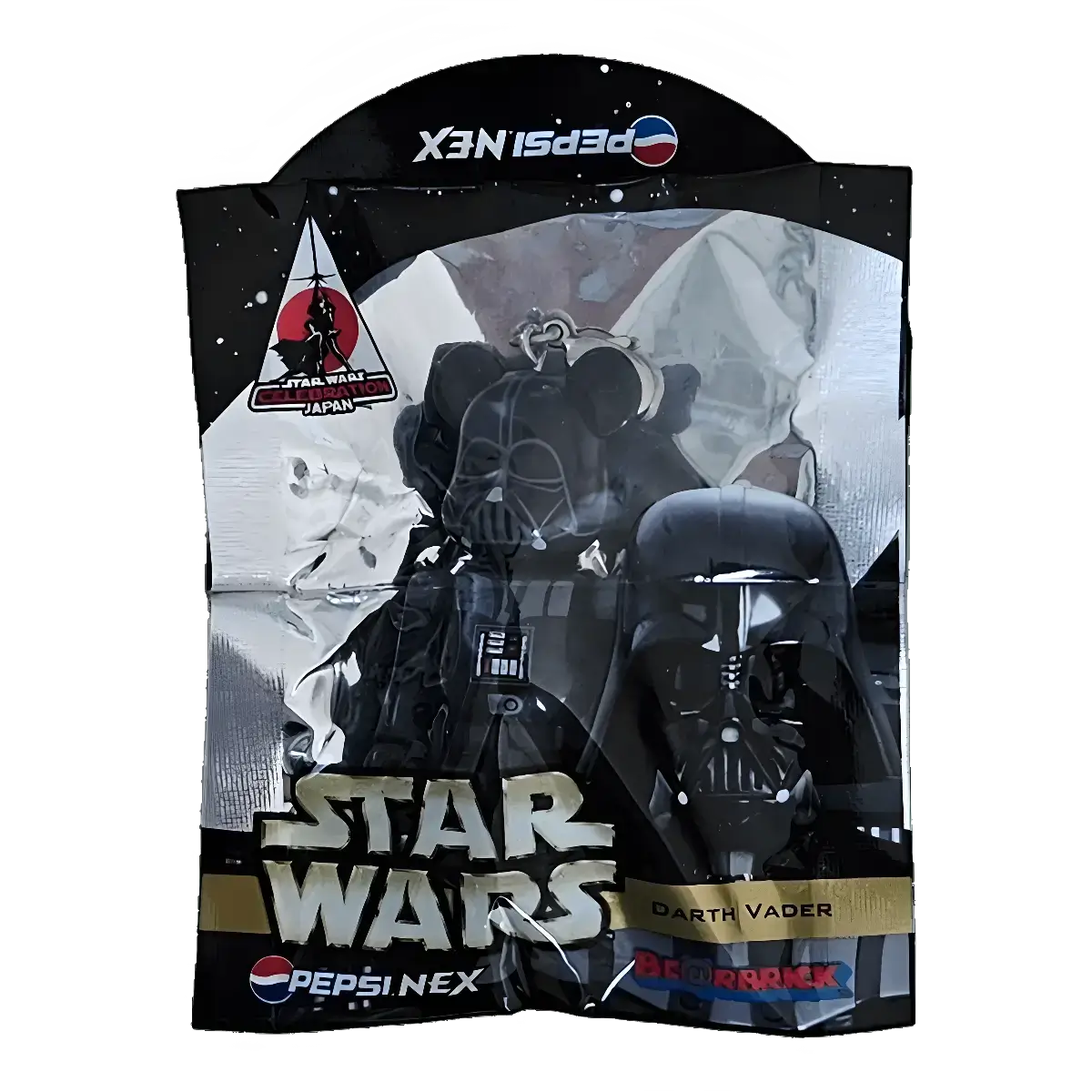 Bearbrick PEPSI.NEX × Star Wars - Darth Vader 70% in der Verpackung