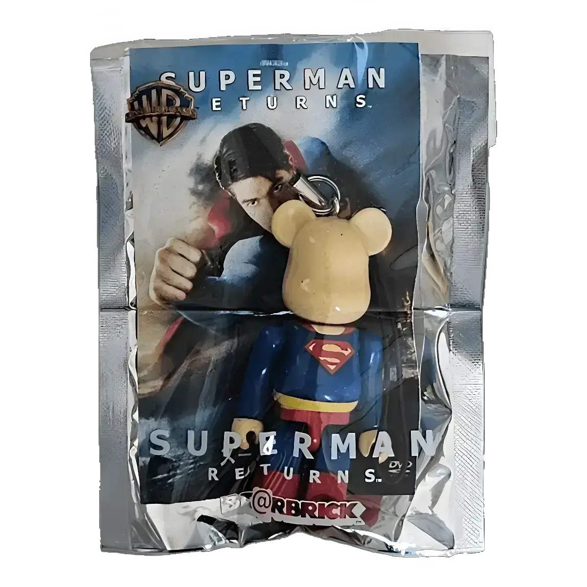 Bearbrick PEPSI.NEX × Warner Bros. - Superman Returns - Superman 70% in der Verpackung