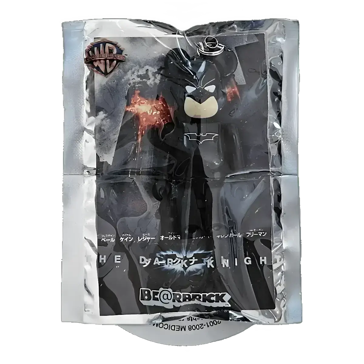 Bearbrick PEPSI.NEX × Warner Bros. - The Dark Knight - Batman 70% in der Verpackung
