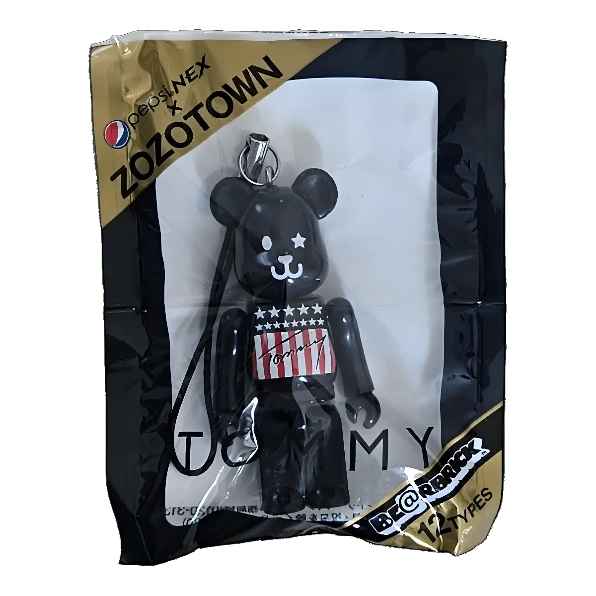 Bearbrick PEPSI.NEX × ZOZOTOWN - Tommy 70% in der Verpackung