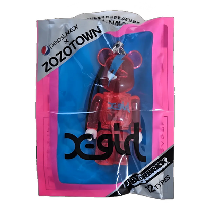 Bearbrick PEPSI.NEX × ZOZOTOWN - x-girl 70% in der Verpackung