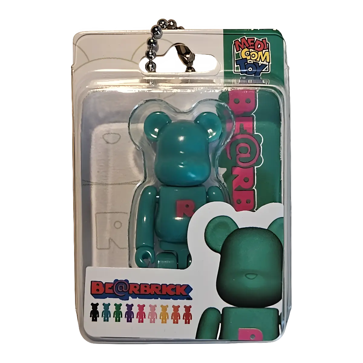 Bearbrick Package Ch@rm Collection 4 Emerald Green 50% in Verpackung