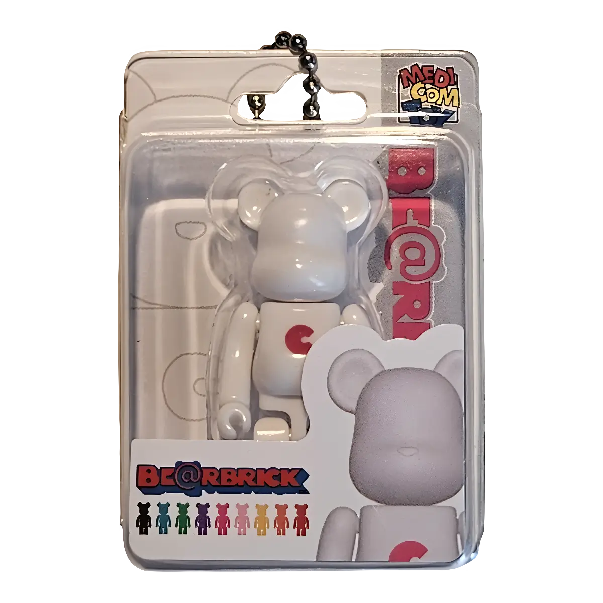 Bearbrick Package Ch@rm Collection 8 White 50% in Verpackung
