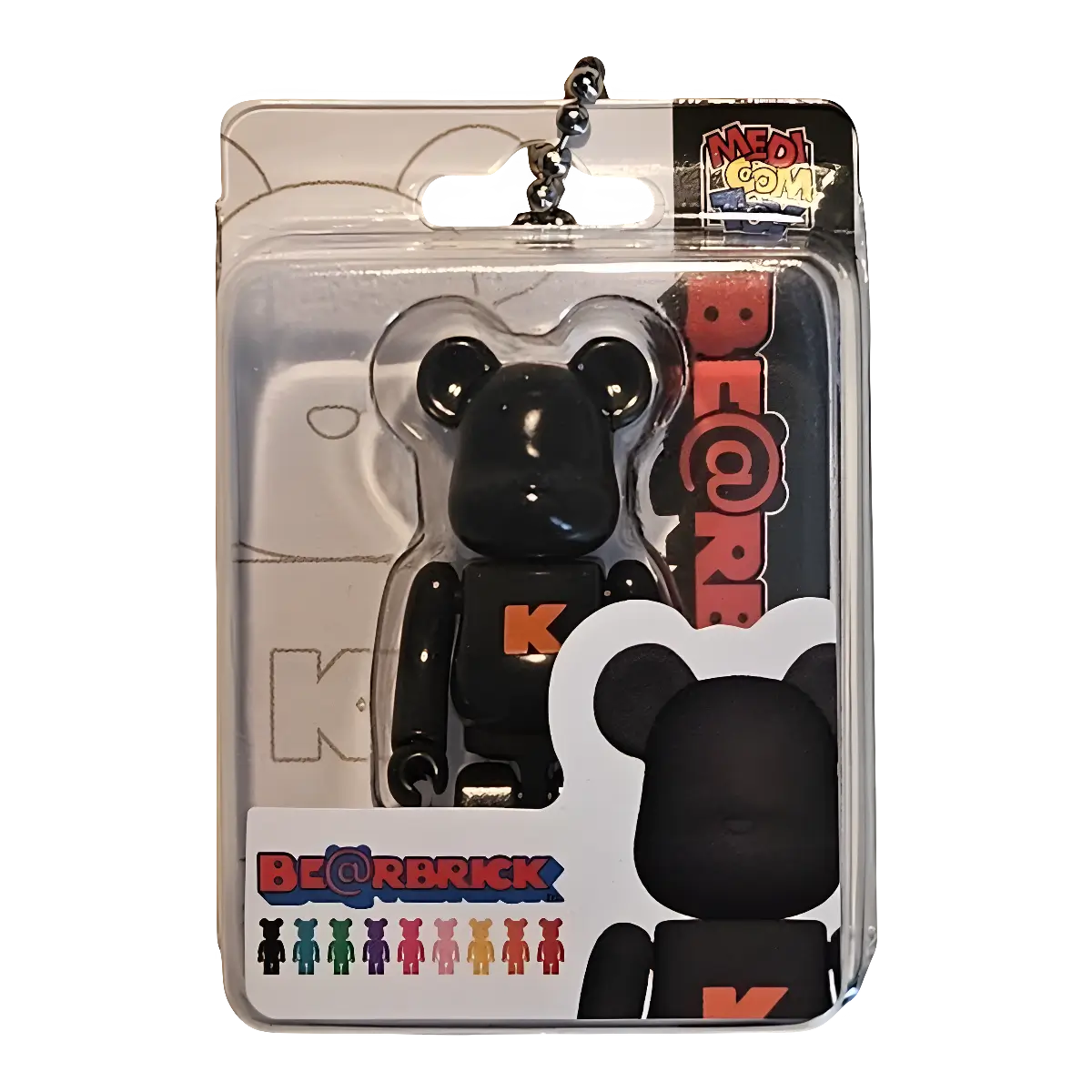 Bearbrick Package Ch@rm Collection 9 Black 50% in Verpackung